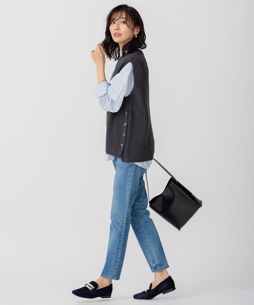 23区 【CLASSY.1月号掲載】CANCLINI ベーシック シャツ 