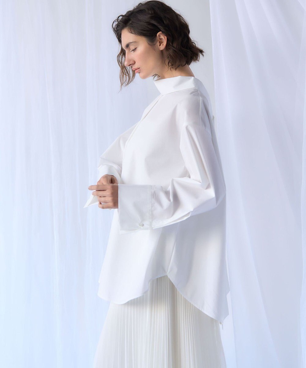 23区 【GOLD LABEL】コットンニドム 2WAYボウタイ ブラウス 