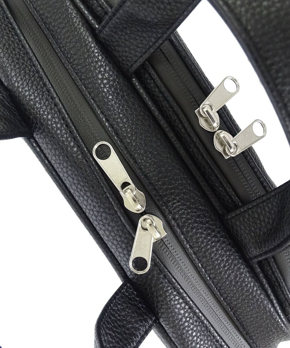 +RING 【プラスリング】【数量限定】メンズ向け  synthetic leather mini boston bag BLK SR403 