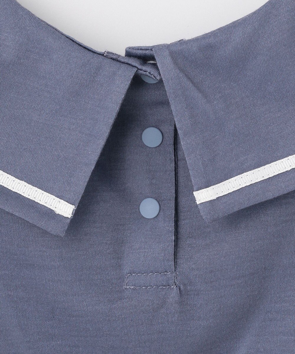 ANY KIDS 接触冷感セーラーカラーTシャツ 