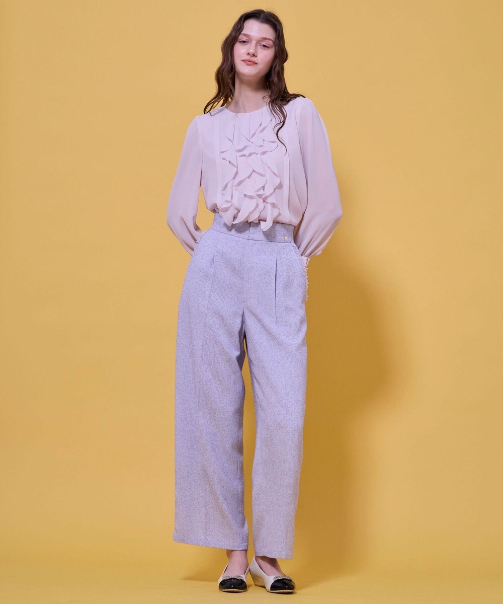 TOCCA 【八木アリサさん着用】【消臭】FROST MIST TWEED パンツ 