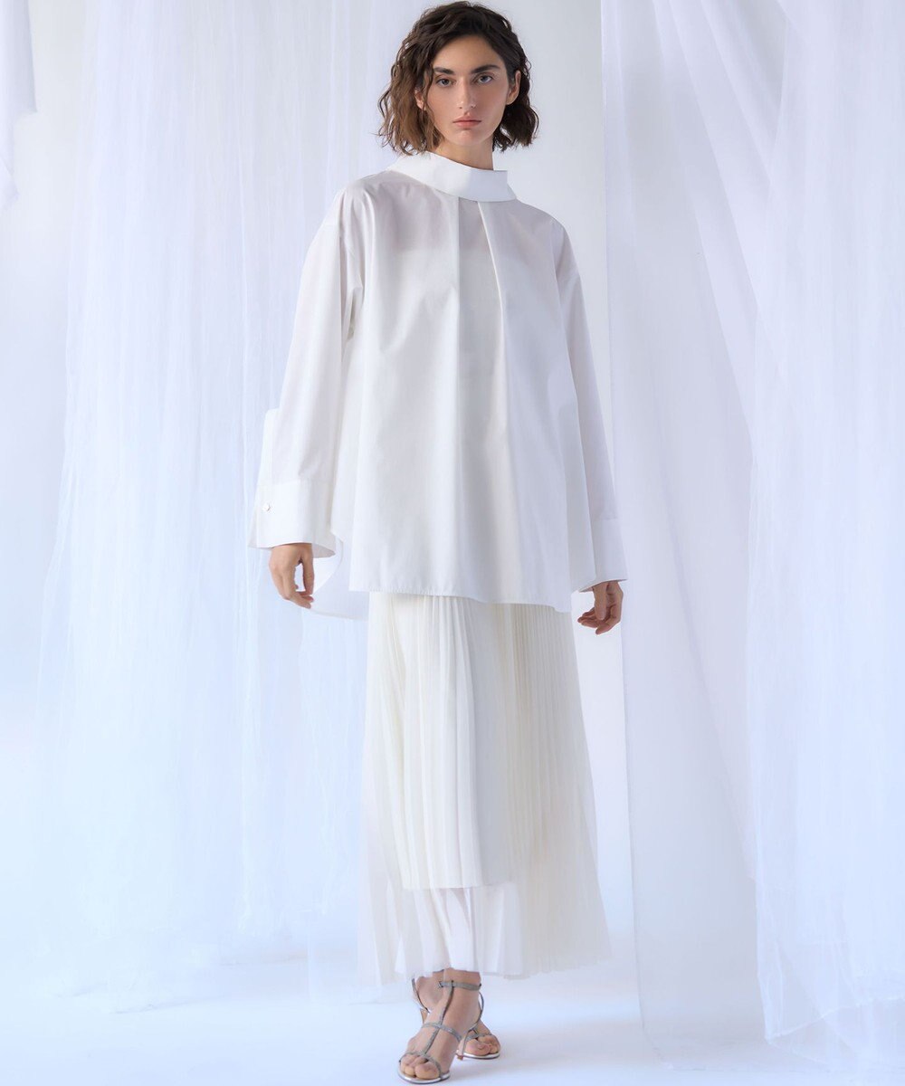 23区 【GOLD LABEL】コットンニドム 2WAYボウタイ ブラウス 