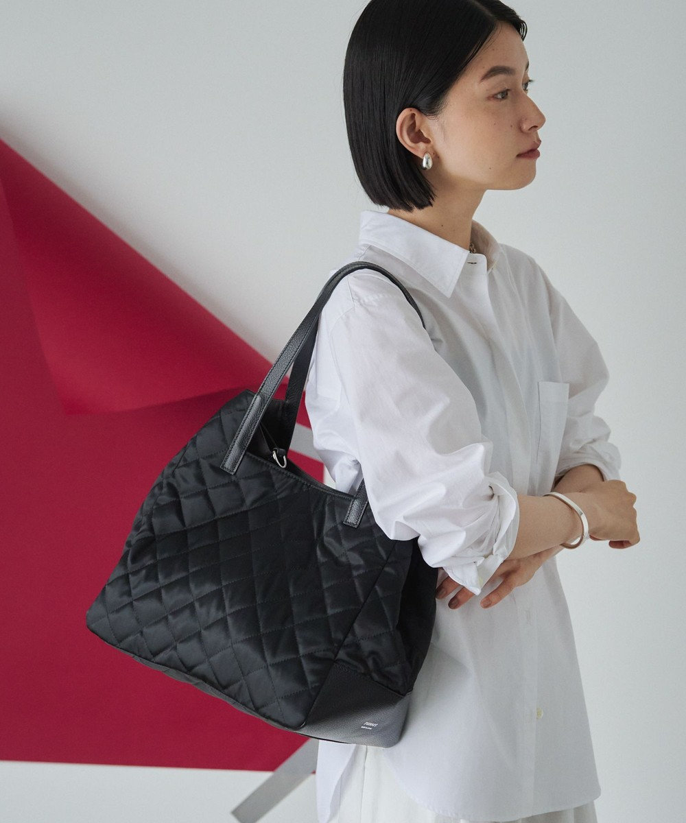 russet 【2024AW】キルティングトートバッグ(SF-238) Black