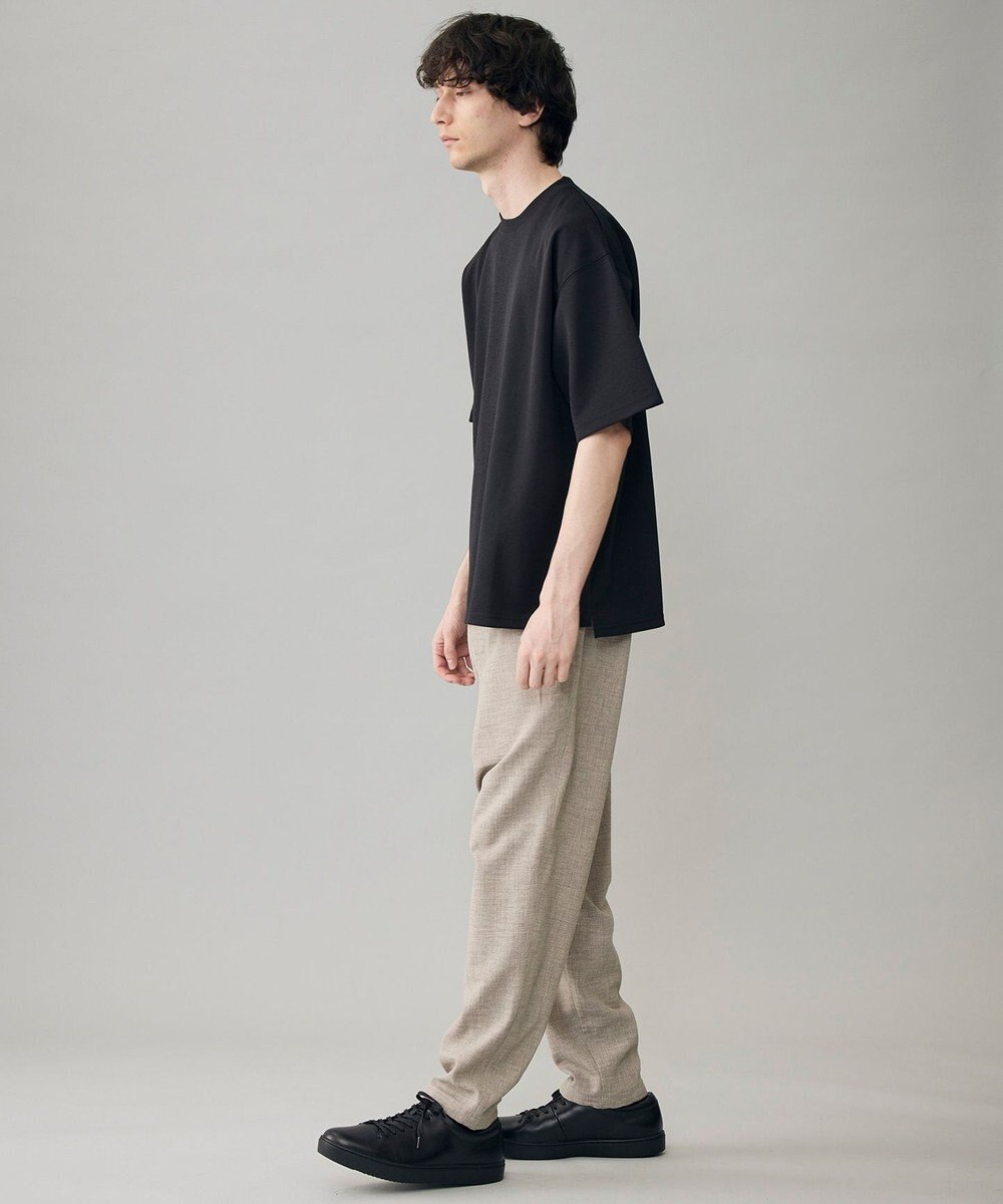 UNFILO MENS リネンライク イージーテーパード 