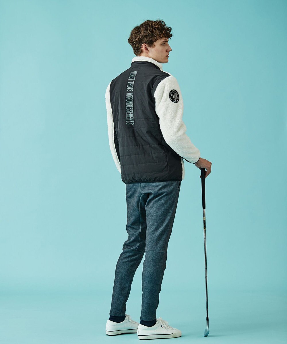 23区GOLF 【MEN】【ウォッシャブル】ボアコンビブルゾン 