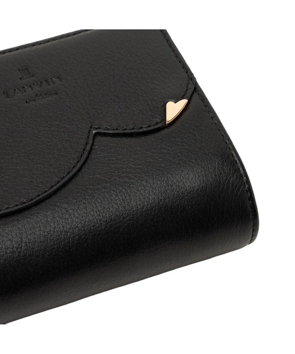 LANVIN en Bleu デクール 二つ折りLファスナー財布 