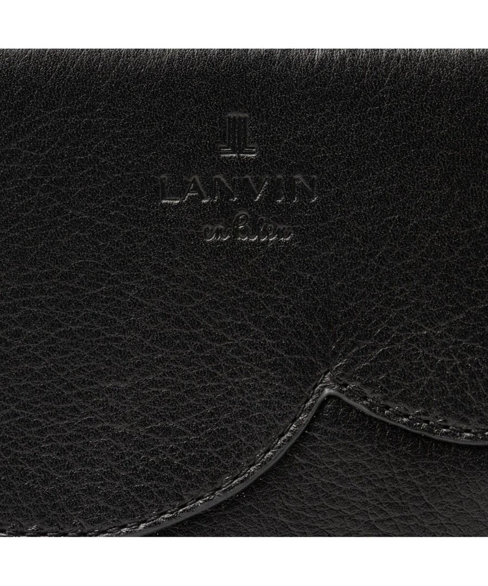 LANVIN en Bleu デクール 二つ折りLファスナー財布 