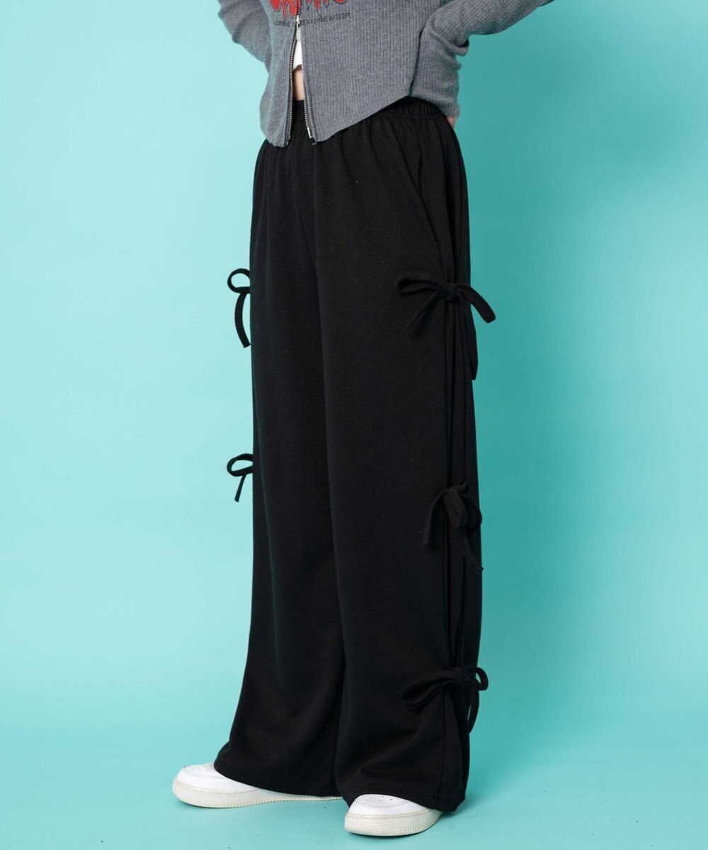 WEGO サイドリボンスウェットパンツ 