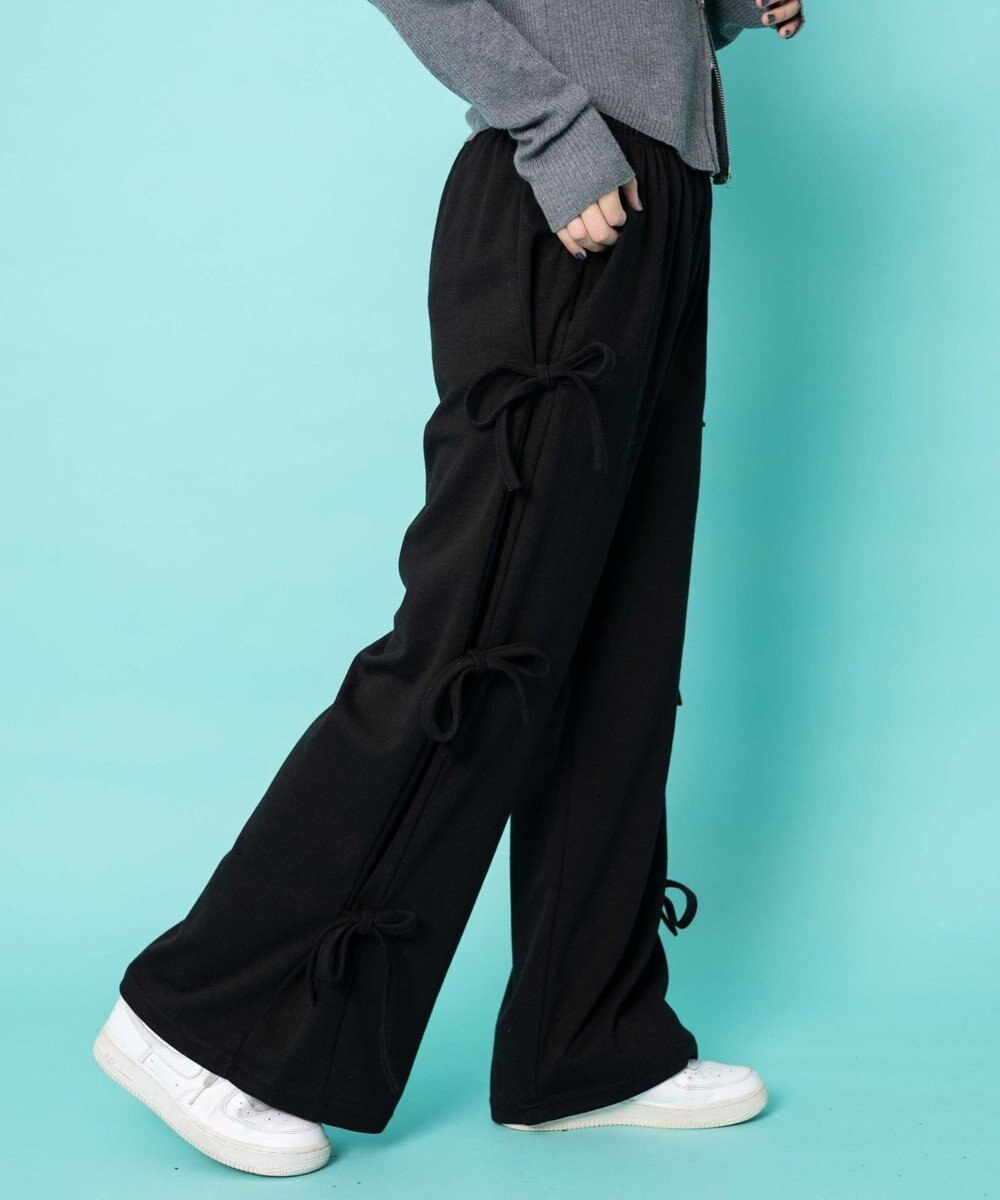 WEGO サイドリボンスウェットパンツ 
