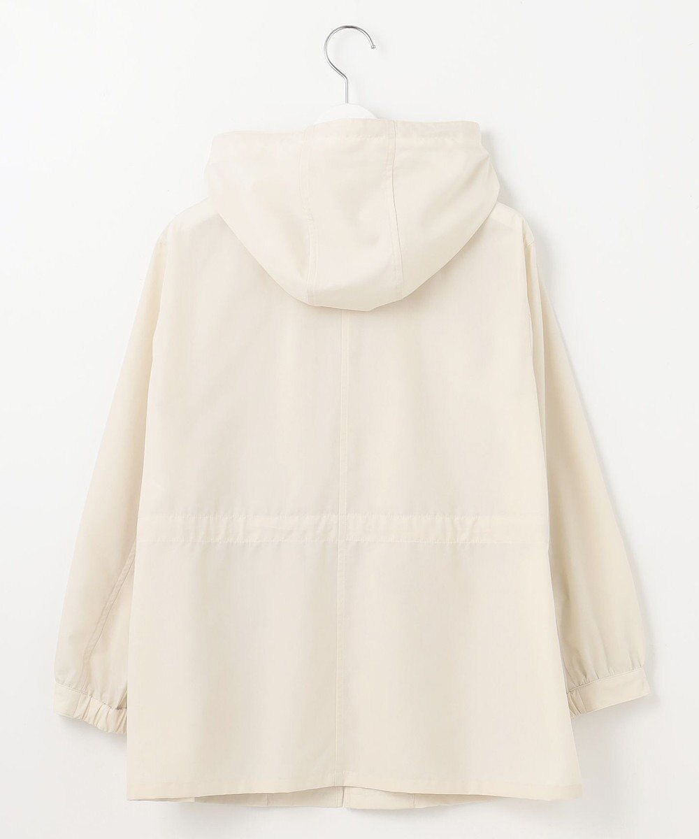 J.PRESS LADIES L 【洗える】80/1スパンタイプライター フーデッド アウター 