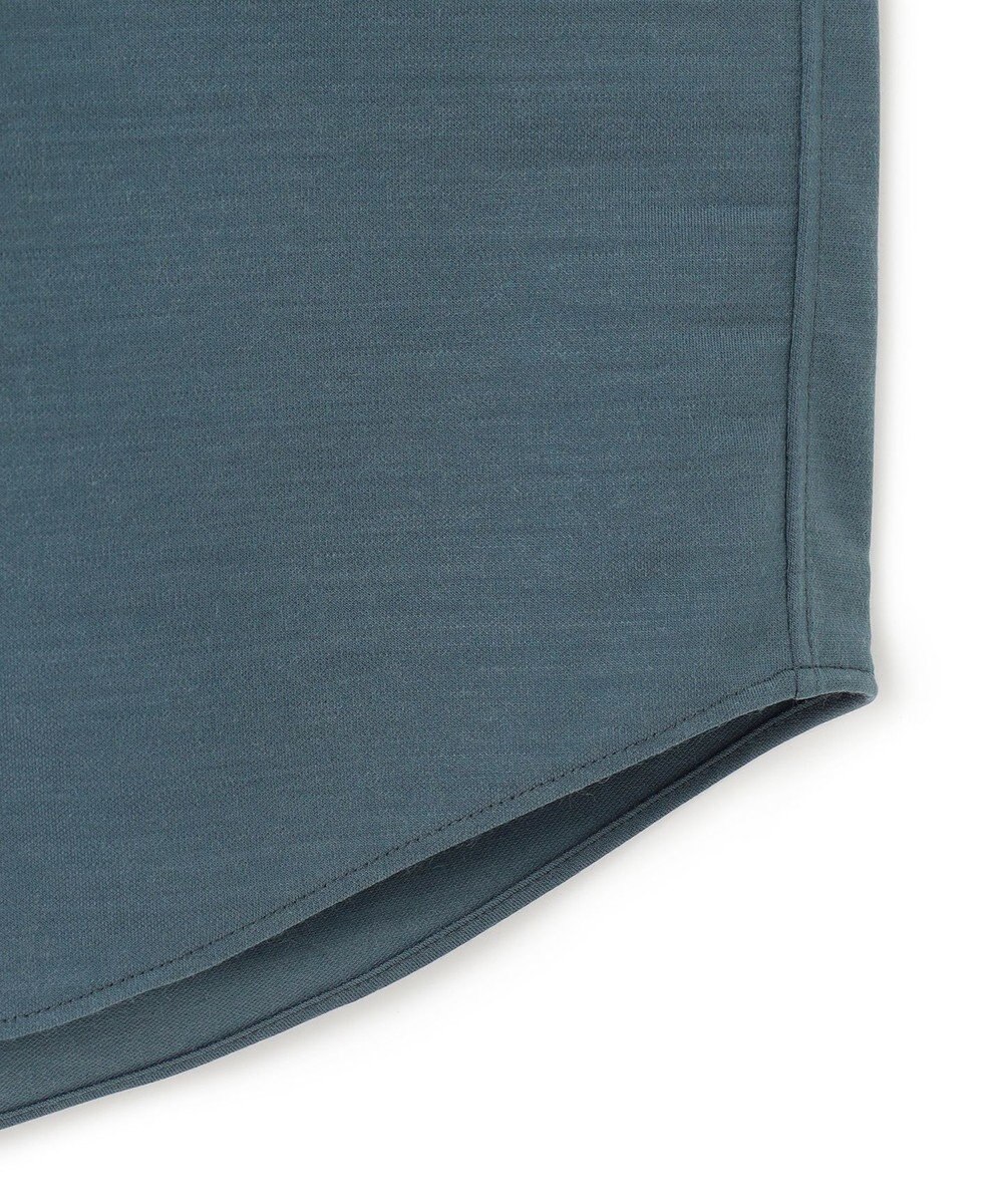 JOSEPH HOMME ウールツイストジャージー　バンドカラーシャツ 