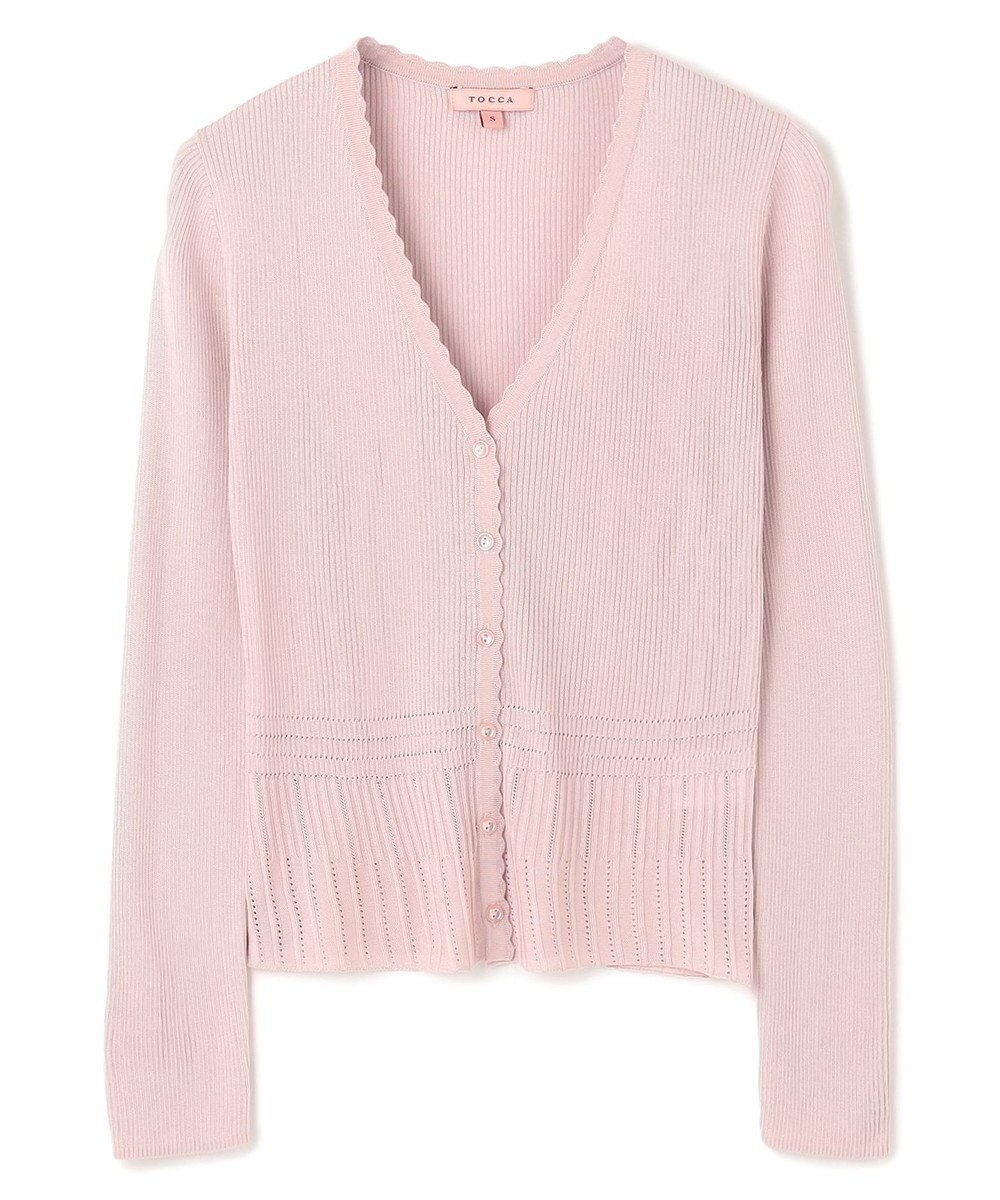 TOCCA EYELET AJISAI CARDIGAN カーディガン 