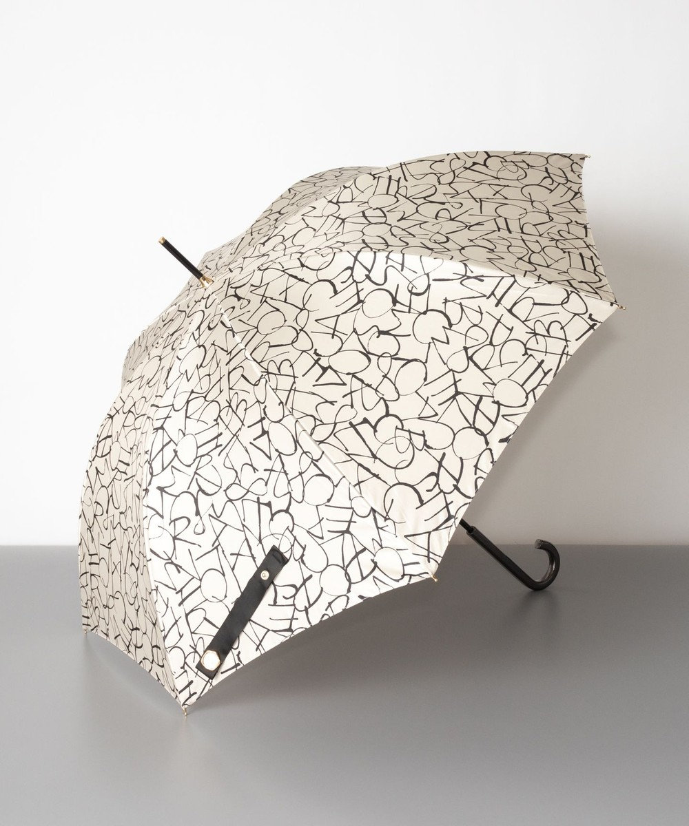 AURORA Beaurance（ビューランス）モノグラムプリント雨傘（長傘） クリーム