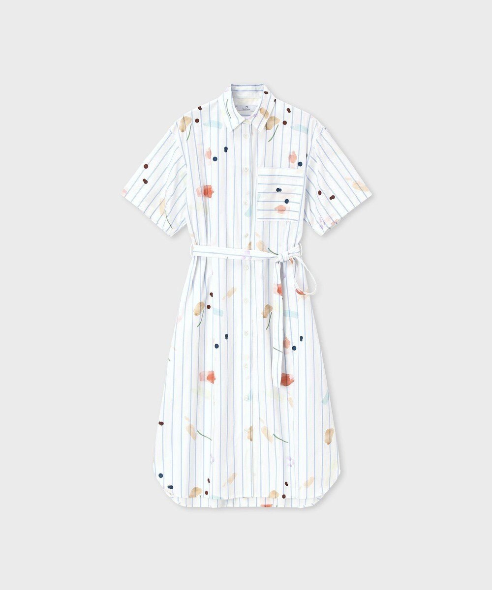 Paul Smith Mark Making プリント シャツワンピース 