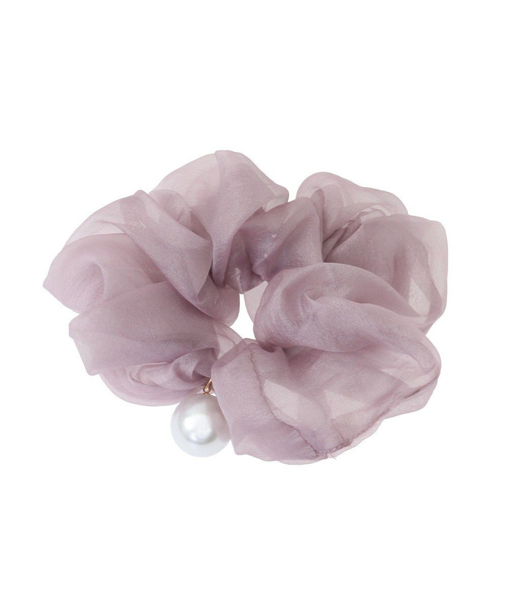 Green Parks ・ＨＡＬＦ　ＴＩＭＥ　大粒パール付きヘアシュシュ 