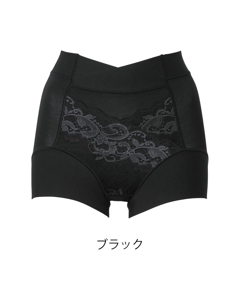 BRADELIS New York 【BRADELIS NewYork peace】綿混フィットレースショーツ ウエストからヒップ下まですっぽり包み補整するショーツ 