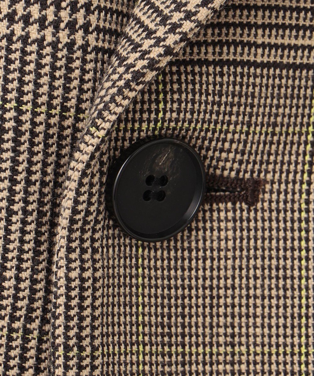 uncrave グレンチェック ジレ 