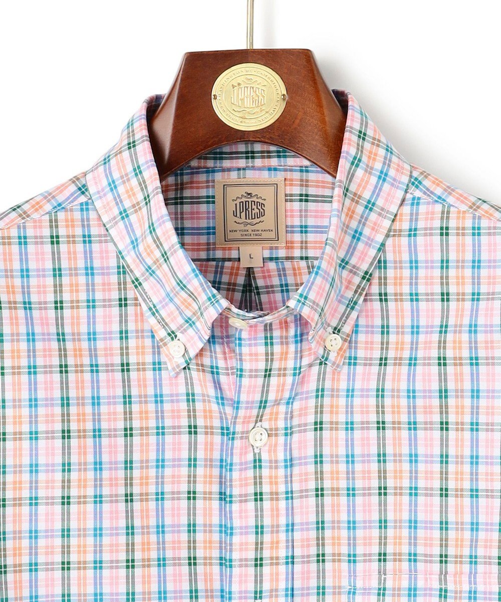 J.PRESS MEN 【SOMELOS / ソメロス】コットンオックス マルチチェックシャツ / B.D. 