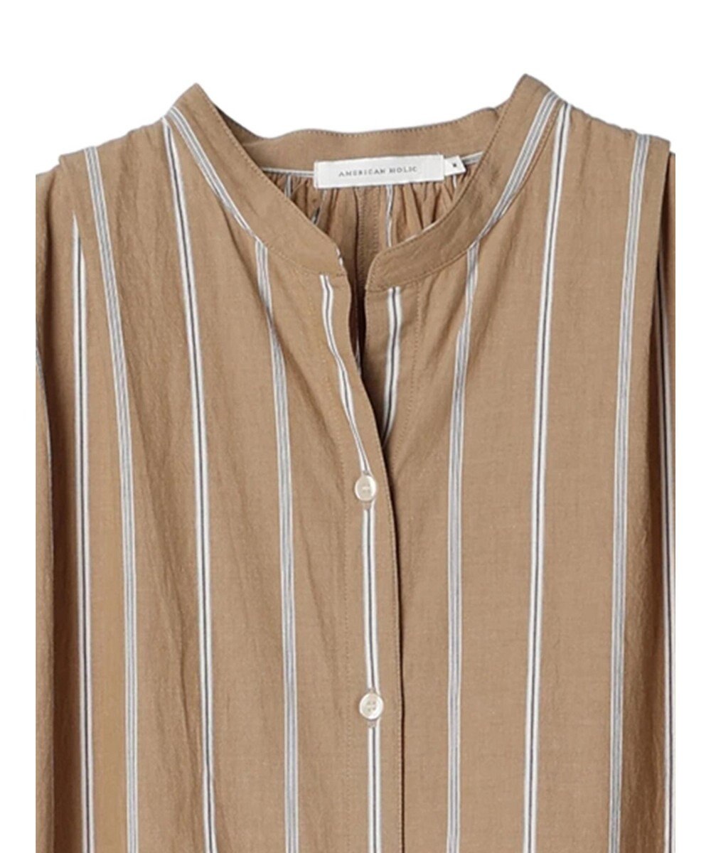 AMERICAN HOLIC イージーケア＋接触冷感丈違い強撚ワッシャーワンピース 