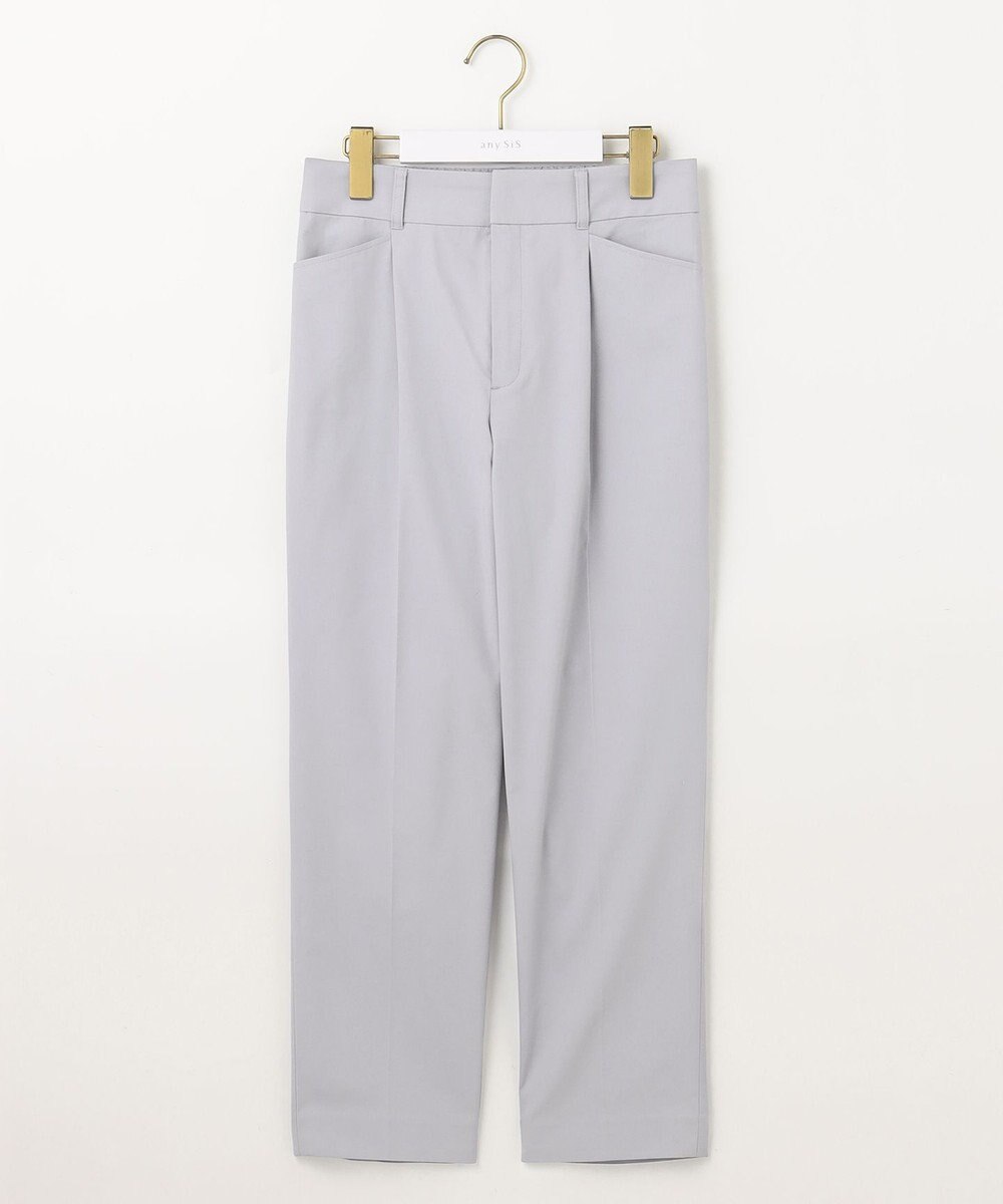 ANY SIS 【接触冷感・UVカット・撥水】クールタッチテーパード パンツ 