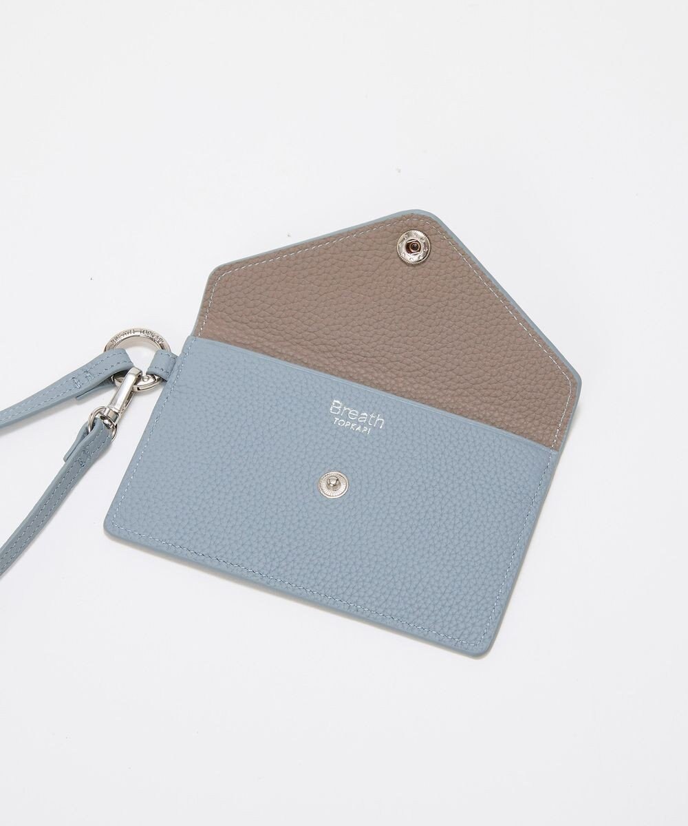TOPKAPI 【Breath TOPKAPI】DUAL デュアル シュリンクレザー バイカラー フラグメントケース　薄型 / 軽量 