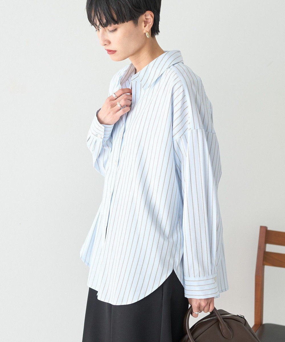 AMERICAN HOLIC 抜け衿スキッパーシャツ 