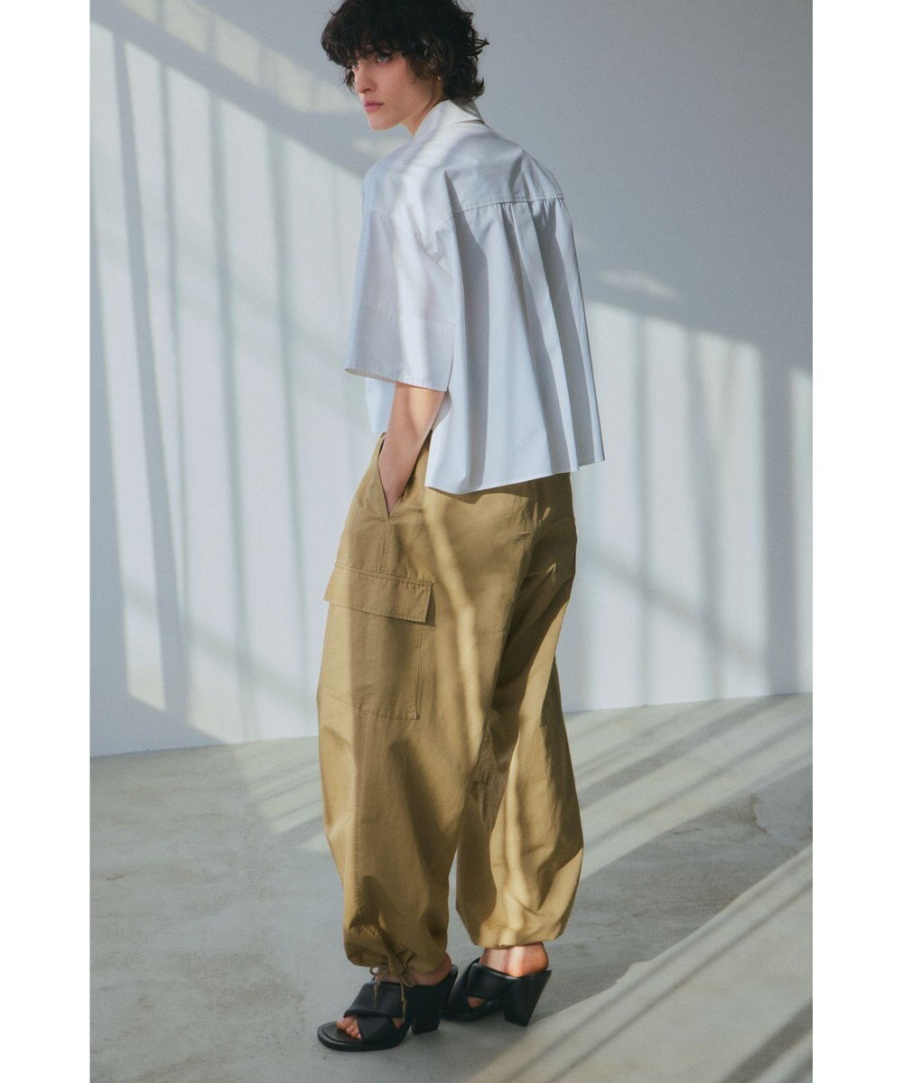 NAVE 【ReNave・セットアップ可/洗える】コットンリネンカルゼ  カーゴパンツ 