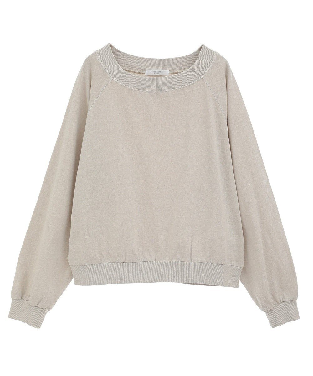 Green Parks ピグメントボートネックプルオーバー 