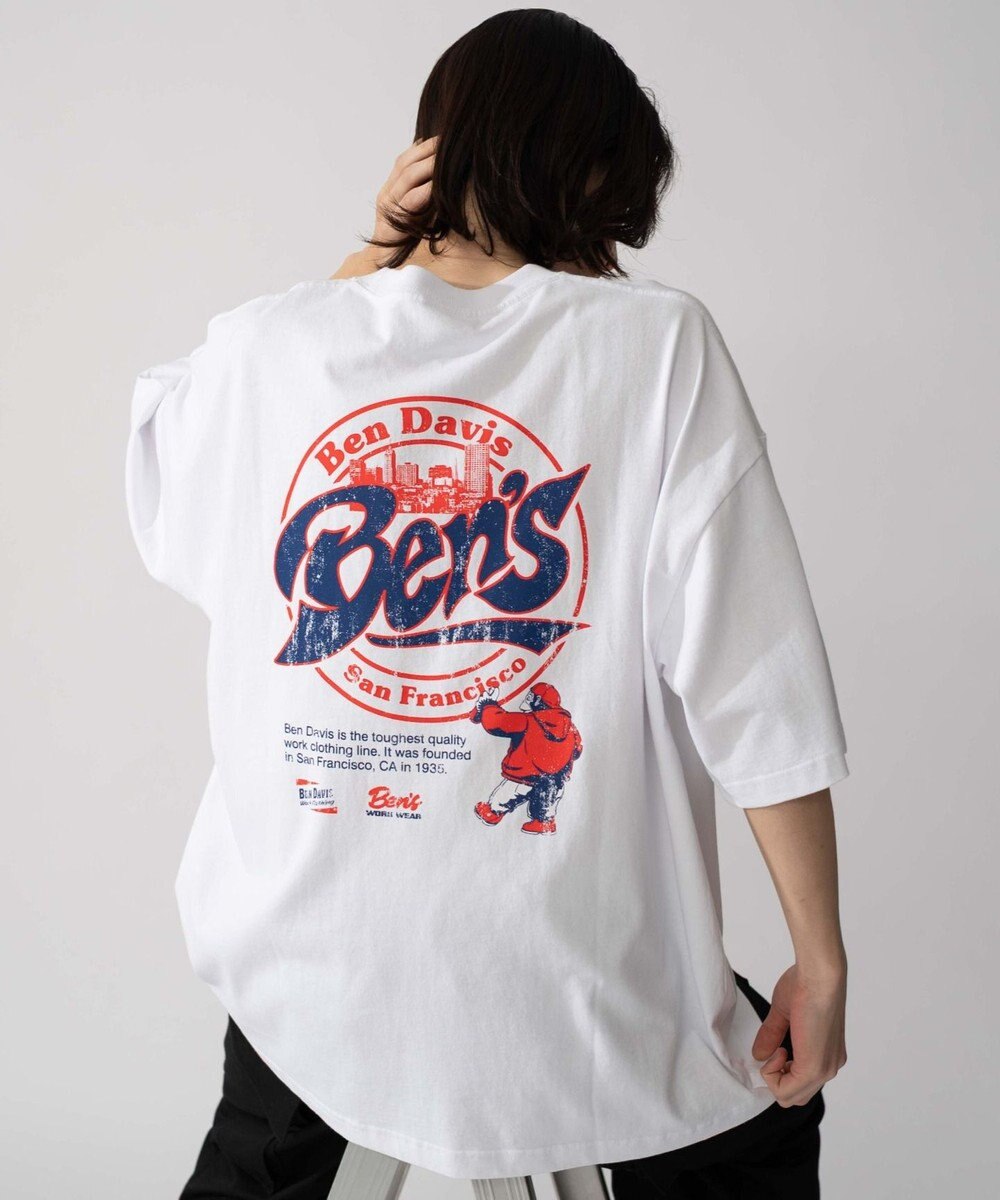 WEGO 【ユニセックス着用ITEM】別注BENDAVISサークルロゴグラフィックT（SS） 