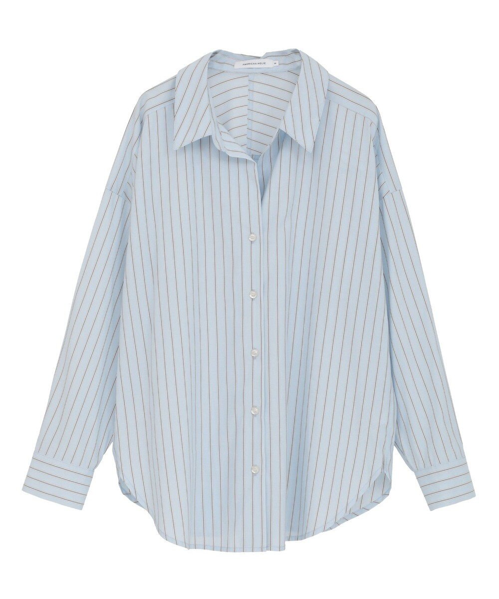 AMERICAN HOLIC 抜け衿スキッパーシャツ 