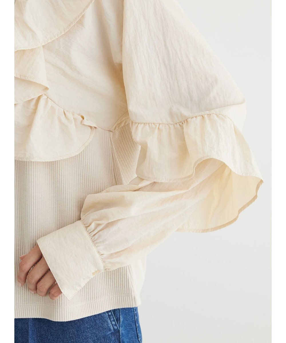 Green Parks ・ＳＵＧＡＲ　ＳＰＯＯＮ　ラッフルキリカエプルオーバー 