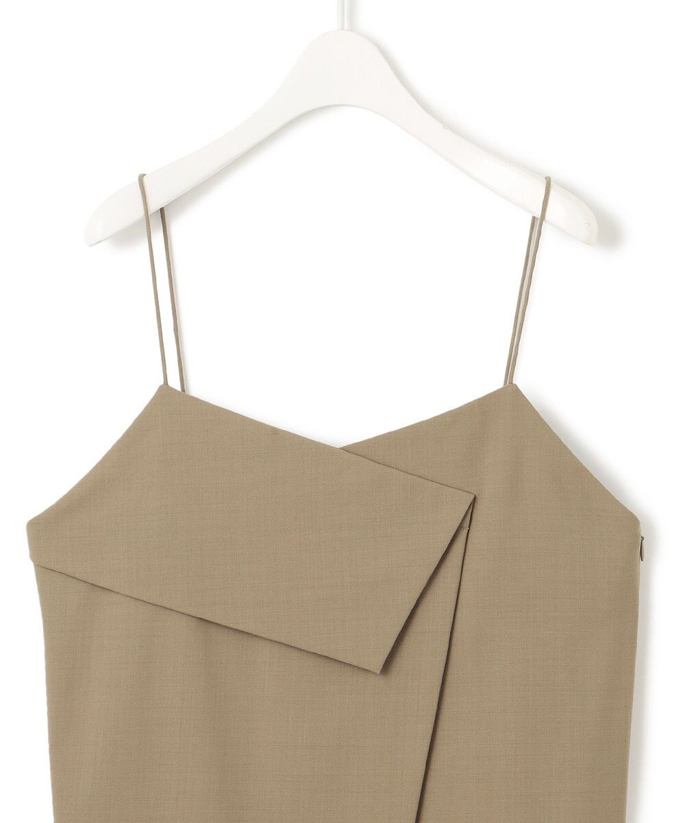 ICB L 【洗える】ウール2WAYストレッチ キャミソールブラウス 