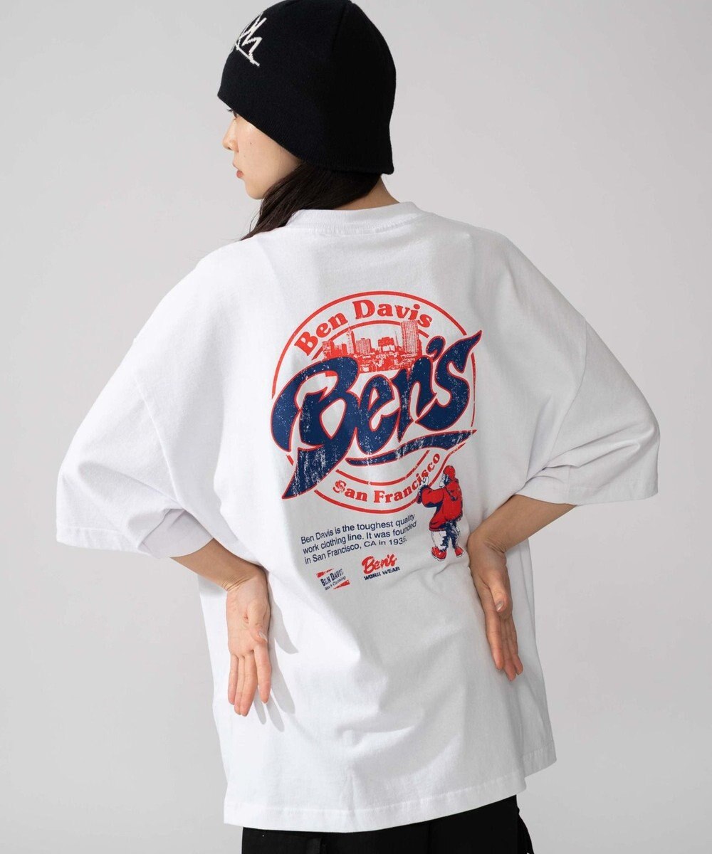 WEGO 【ユニセックス着用ITEM】別注BENDAVISサークルロゴグラフィックT（SS） 