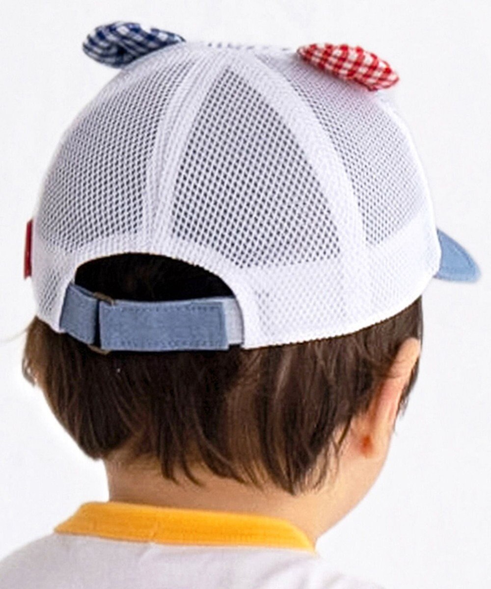 MIKI HOUSE HOT BISCUITS 【44-52cm】 顔ドン メッシュキャップ 