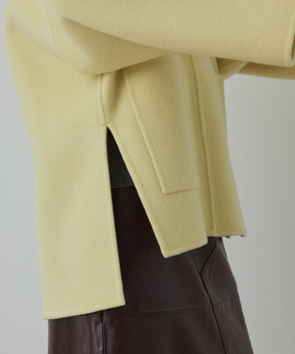 GRACE CONTINENTAL ストール付リバージップブルゾン 