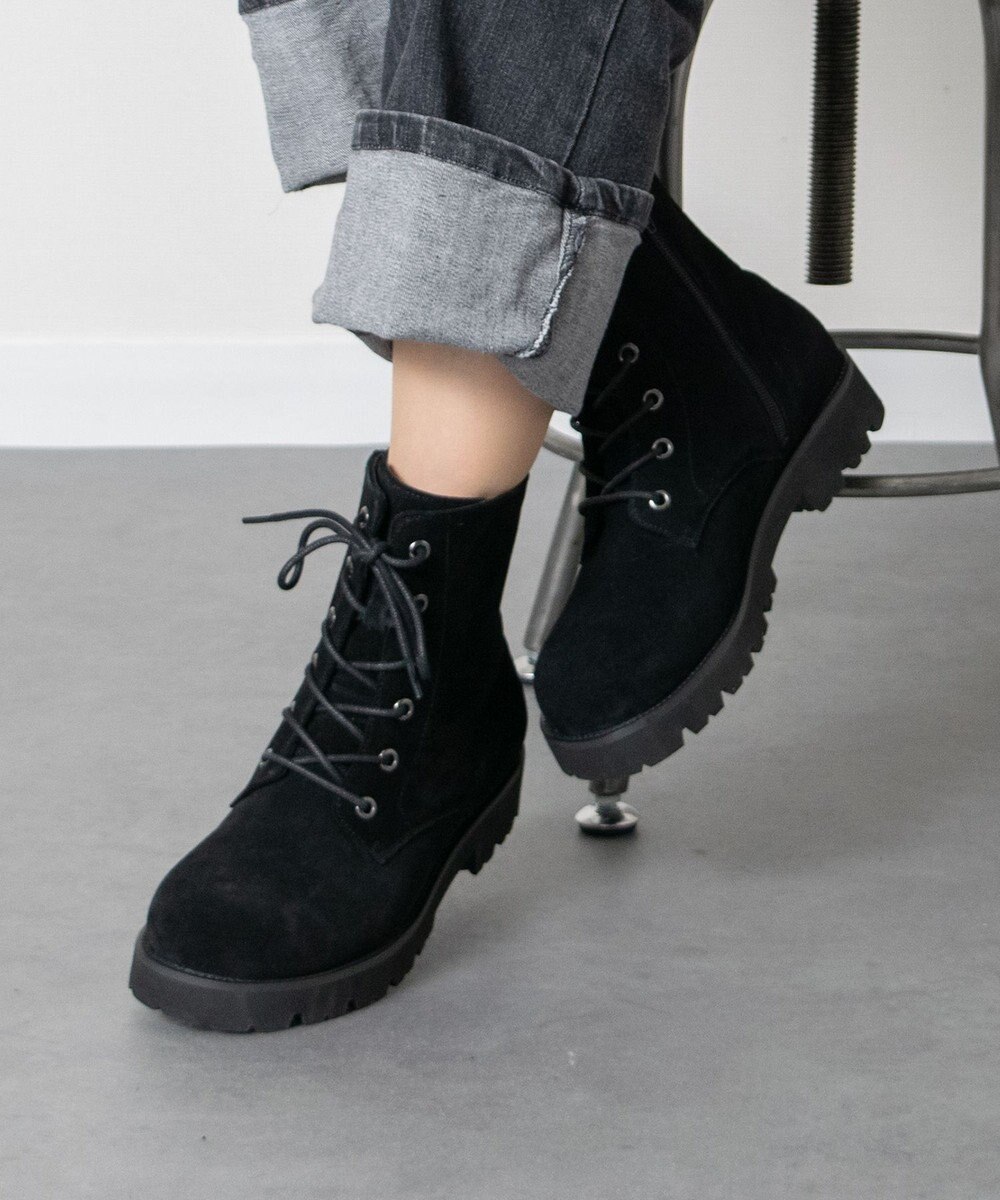 Bridget Birkin 【PARADIS COULEUR】オブリークトウレースアップブーツ 