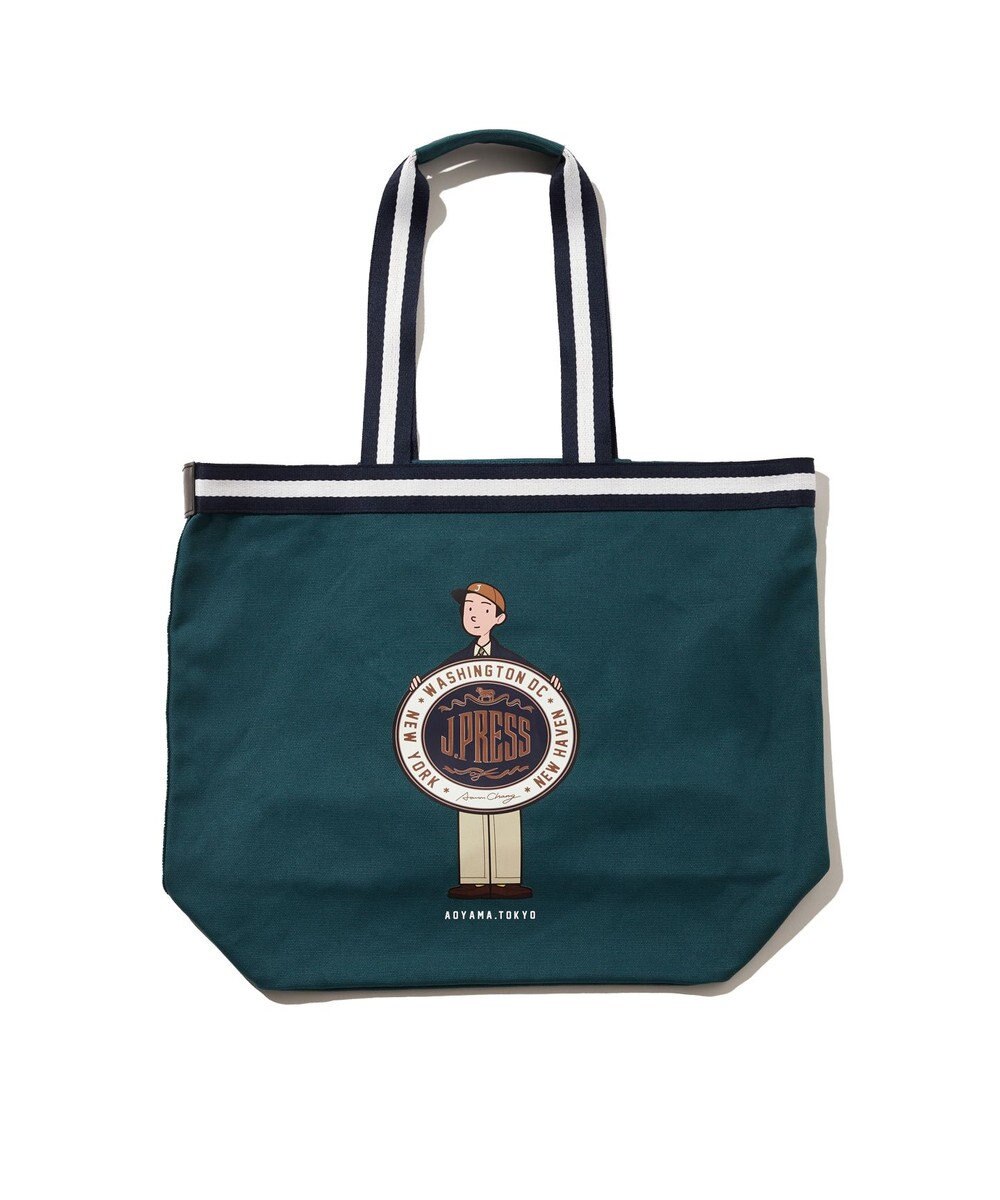 J.PRESS MEN 【AaronChang】【UNISEX】イラスト トートバック 