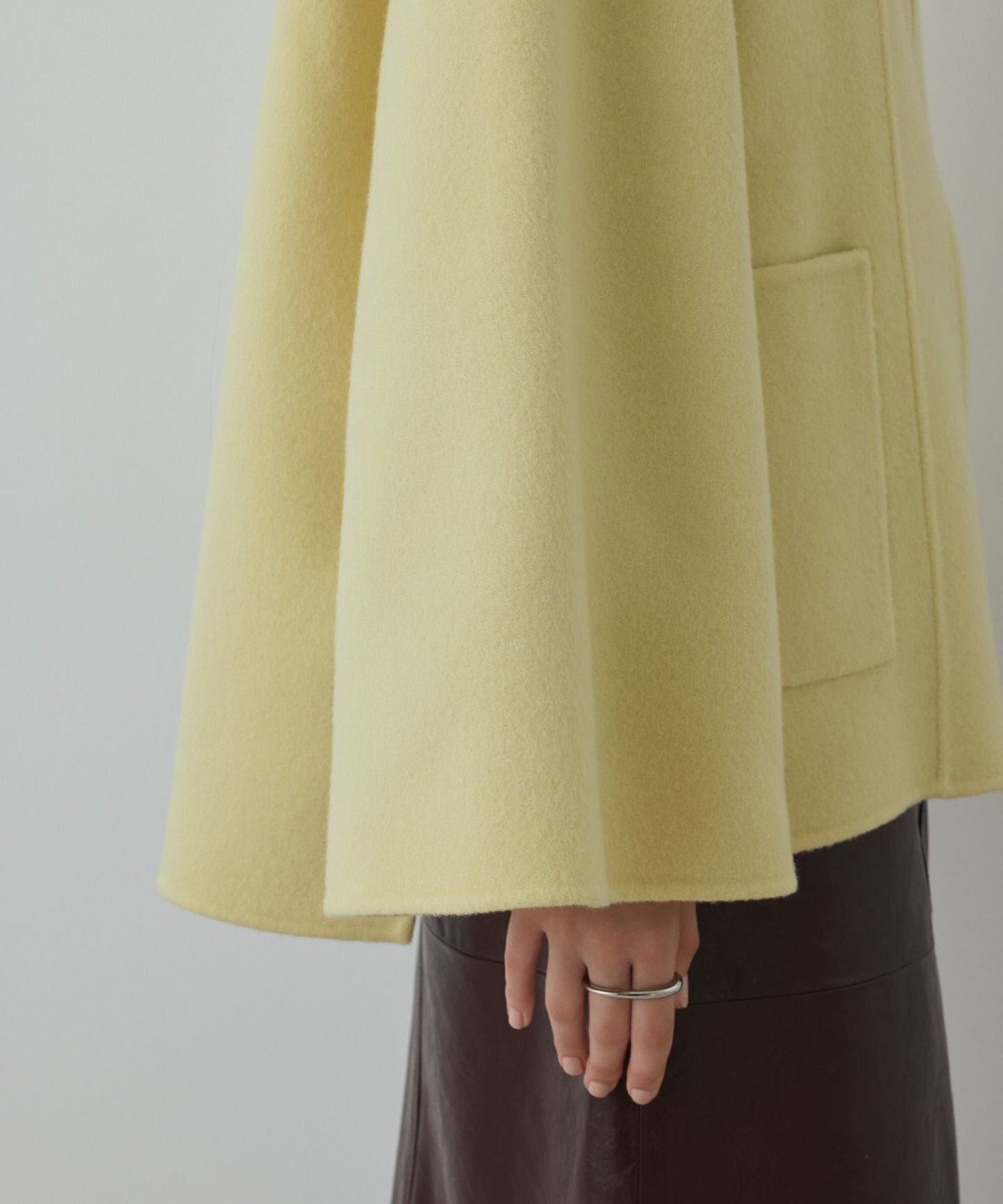 GRACE CONTINENTAL ストール付リバージップブルゾン 