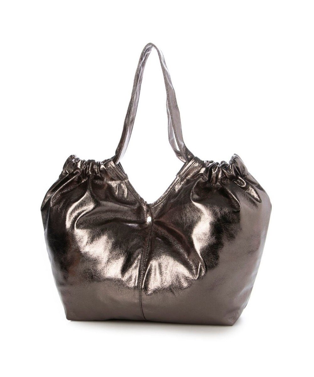 UNBILLION カシュカシュ cachecache / メタリックギャザーパッカブルトート 