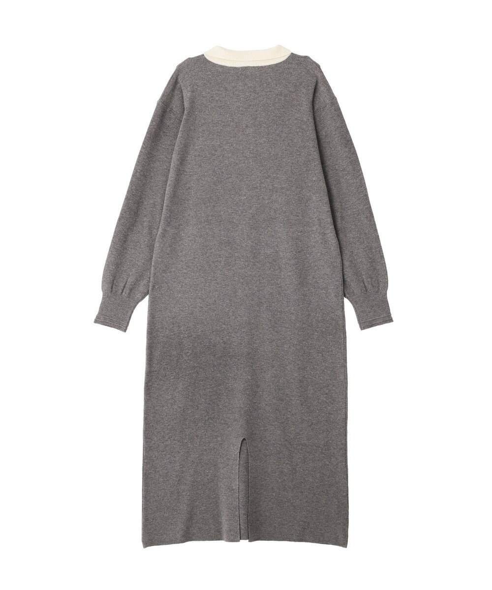 CRAFT STANDARD BOUTIQUE ポロ衿ニットワンピース 