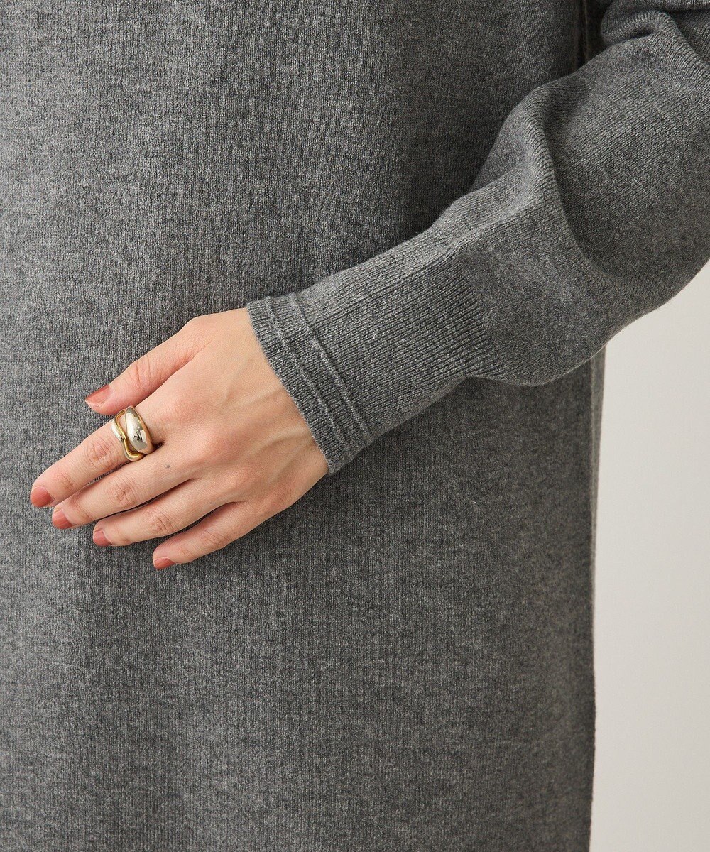 CRAFT STANDARD BOUTIQUE ポロ衿ニットワンピース 