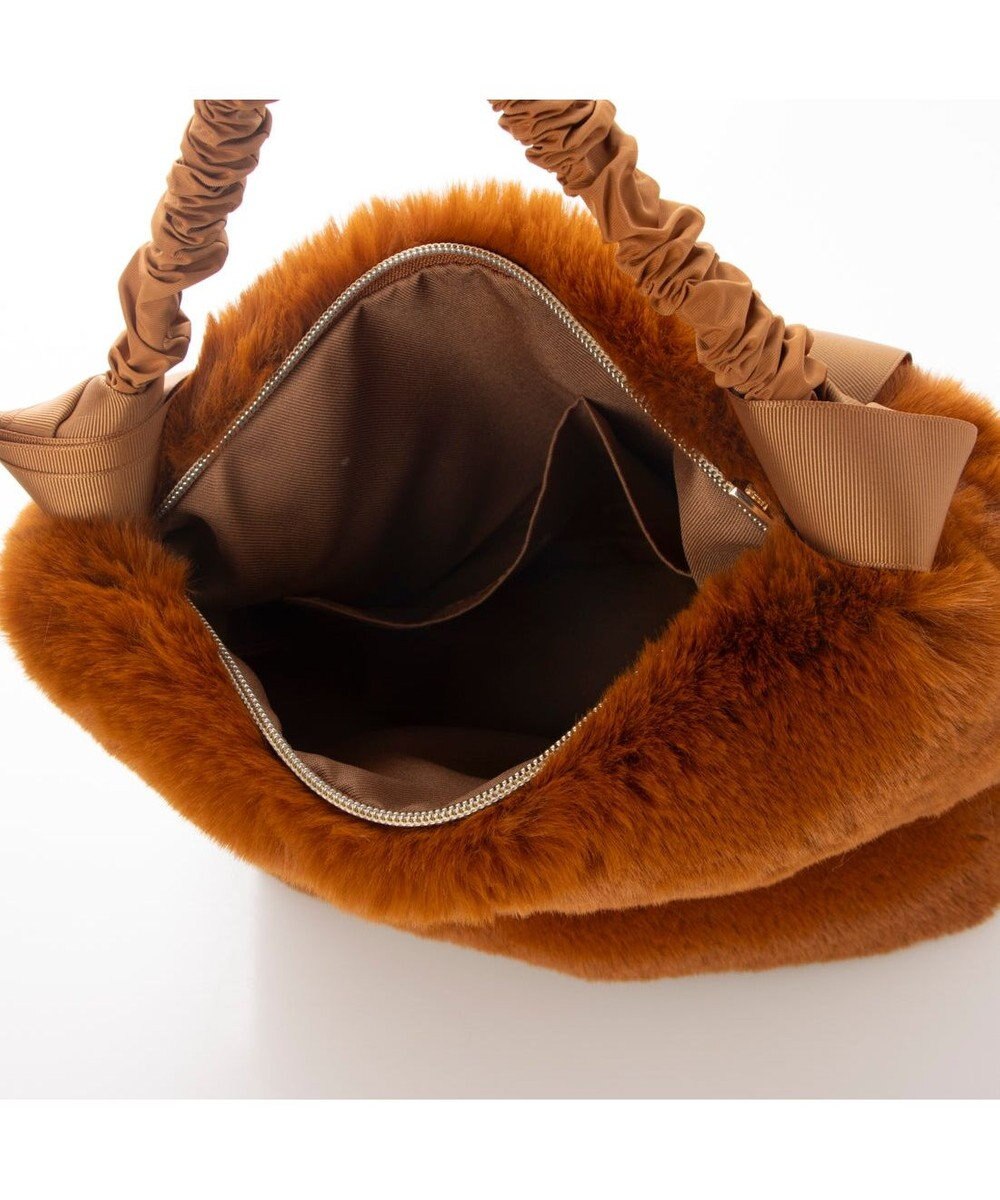 UNBILLION カシュカシュ cachecache / 下がりグログランワンハンドルエコファートート 