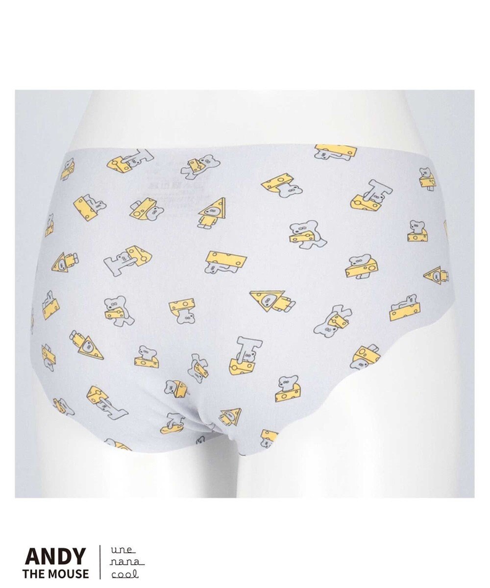 une nana cool MADE WITH ねずみのANDY【綿混】フラット仕上げショーツ 
