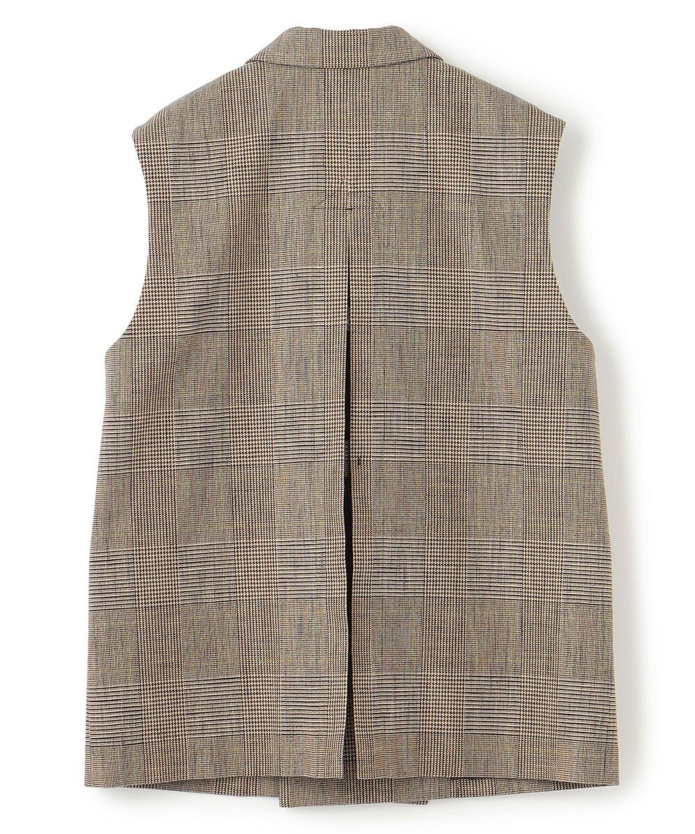 uncrave グレンチェック ジレ 