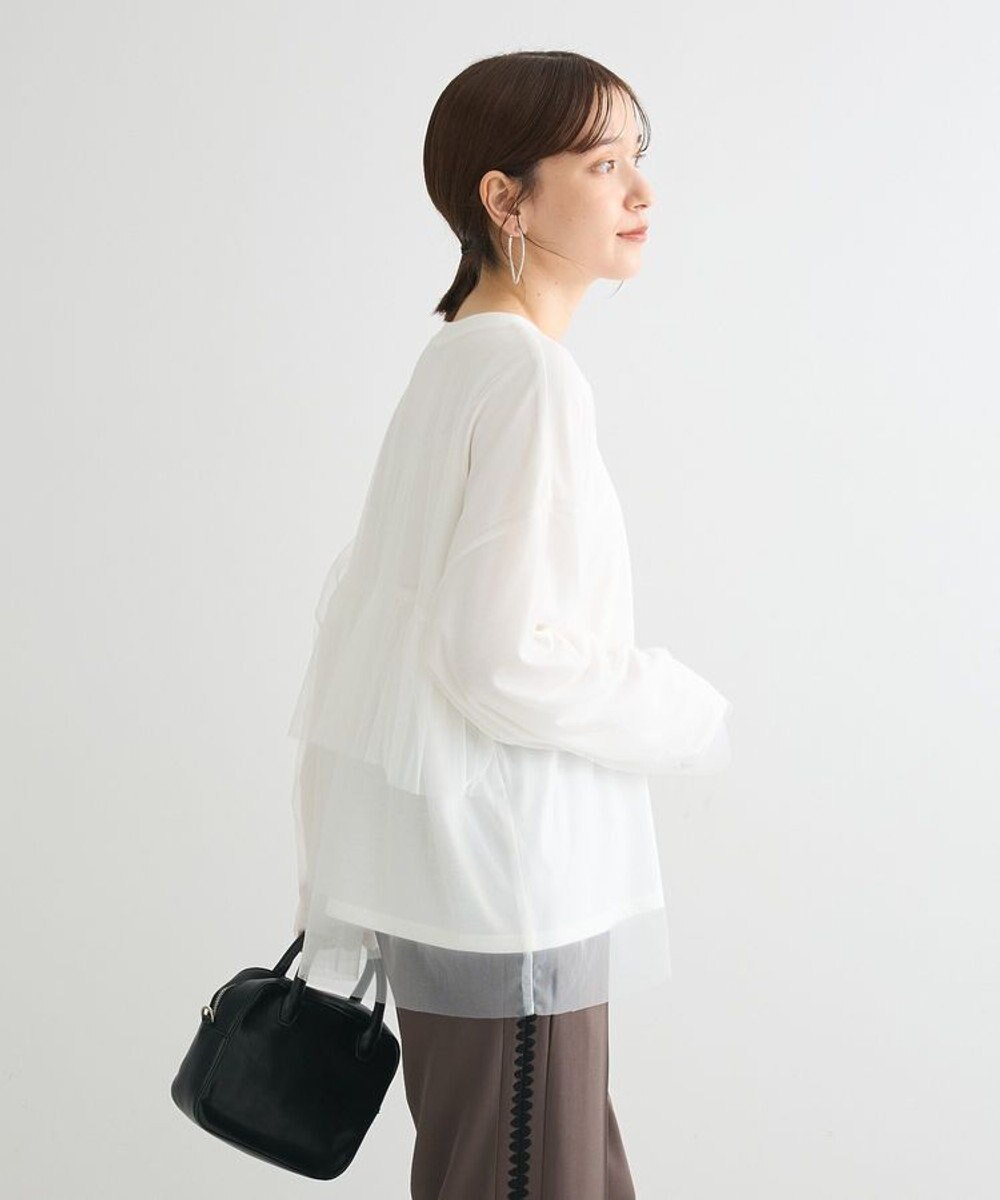 Green Parks ・ＥＬＥＮＣＡＲＥ　ＤＵＥ　チュールレイヤードロンＴＥＥ 