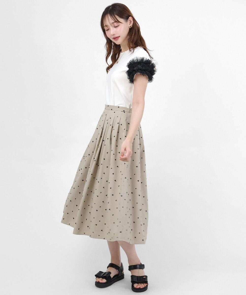 TOCCA 【洗える・接触冷感】IN MY HEART スカート 