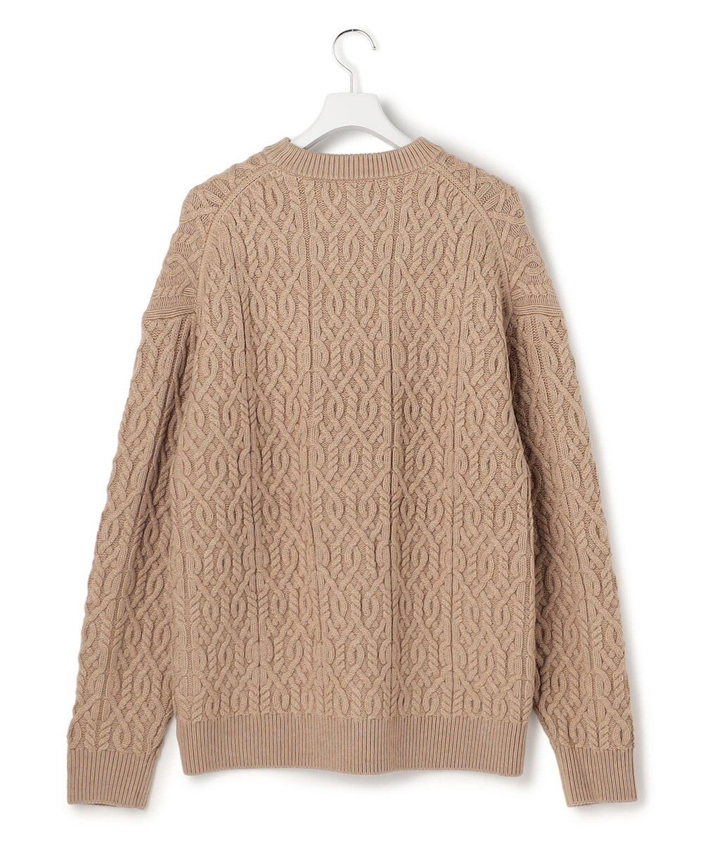 J.PRESS YORK STREET 【UNISEX】アランケーブル クルーネック ニット 