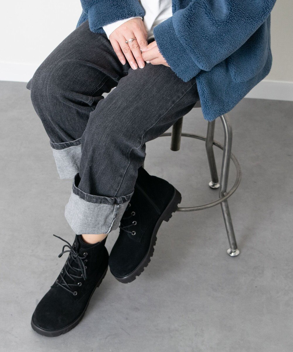 Bridget Birkin 【PARADIS COULEUR】オブリークトウレースアップブーツ 