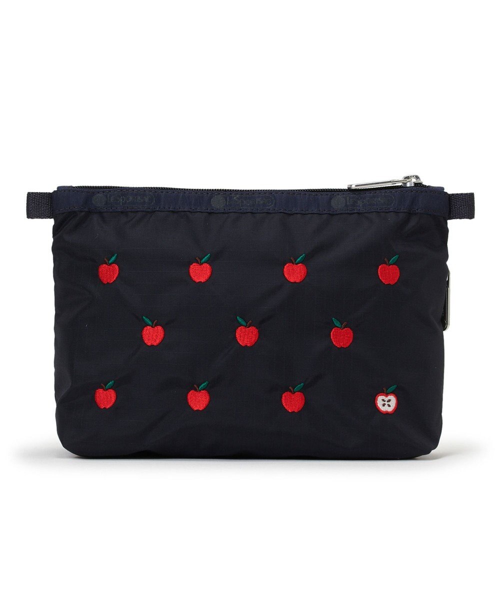 LeSportsac COSMETIC CLUTCH/レッドアップルエンブロイダリー 