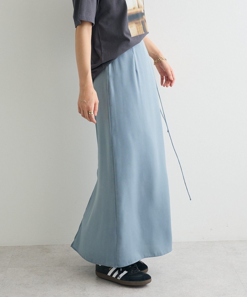 CRAFT STANDARD BOUTIQUE ダルサテンIラインスカート 